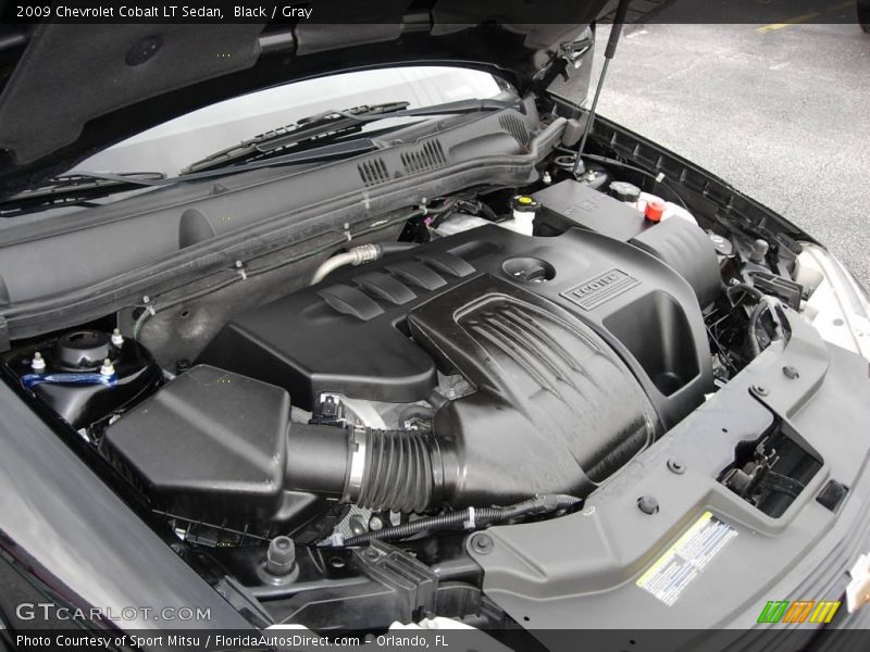 Black / Gray 2009 Chevrolet Cobalt LT Sedan