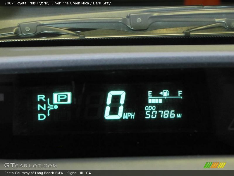 Silver Pine Green Mica / Dark Gray 2007 Toyota Prius Hybrid