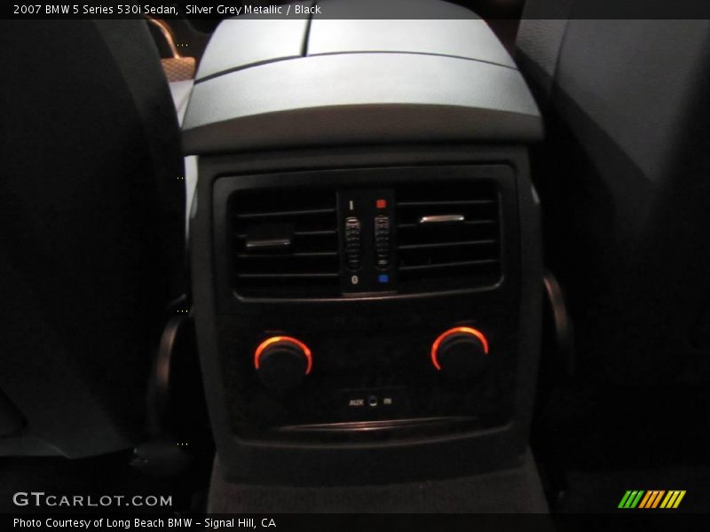 Silver Grey Metallic / Black 2007 BMW 5 Series 530i Sedan