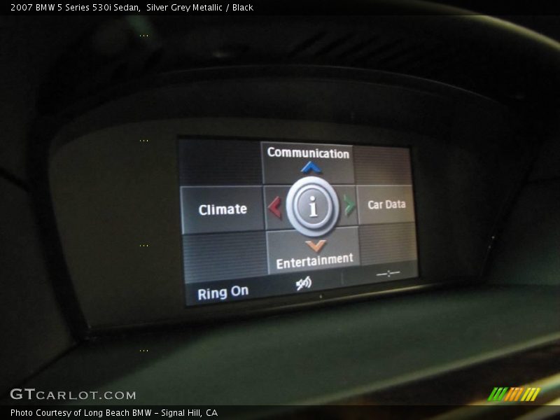 Silver Grey Metallic / Black 2007 BMW 5 Series 530i Sedan