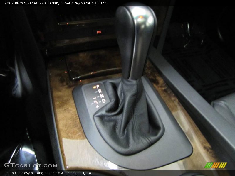 Silver Grey Metallic / Black 2007 BMW 5 Series 530i Sedan