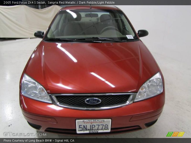 Sangria Red Metallic / Dark Pebble/Light Pebble 2005 Ford Focus ZX4 S Sedan