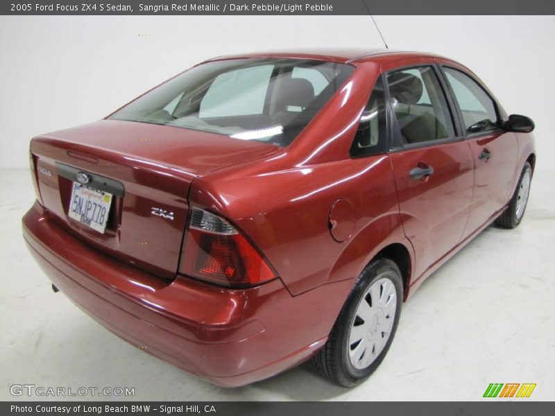 Sangria Red Metallic / Dark Pebble/Light Pebble 2005 Ford Focus ZX4 S Sedan