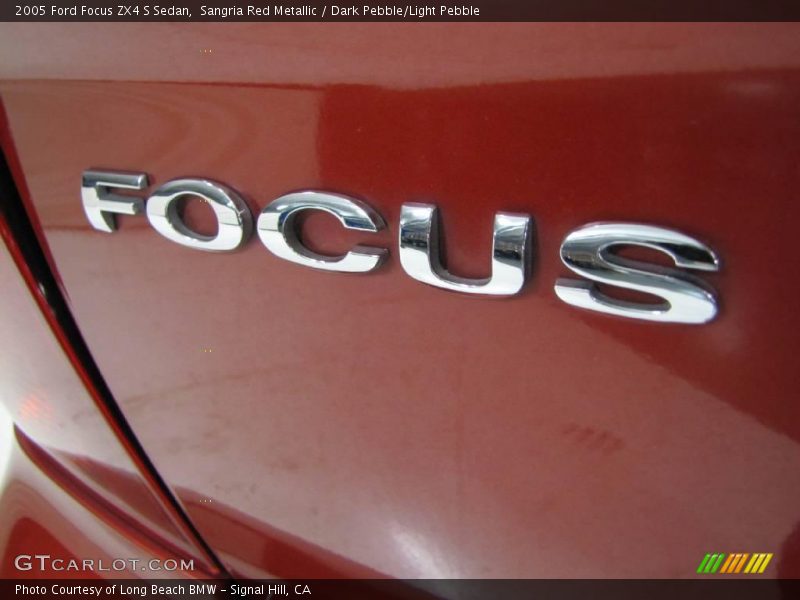Sangria Red Metallic / Dark Pebble/Light Pebble 2005 Ford Focus ZX4 S Sedan