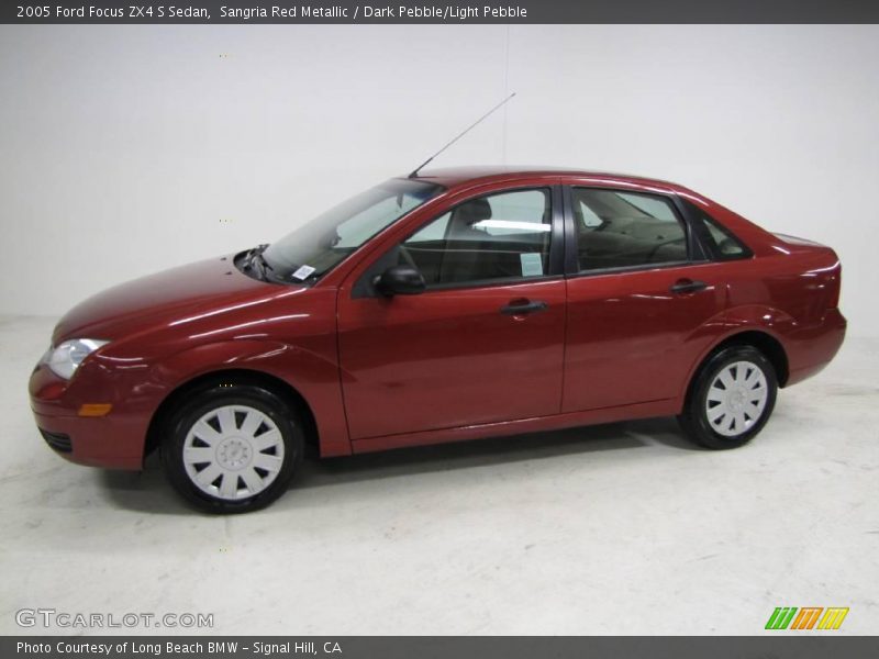 Sangria Red Metallic / Dark Pebble/Light Pebble 2005 Ford Focus ZX4 S Sedan