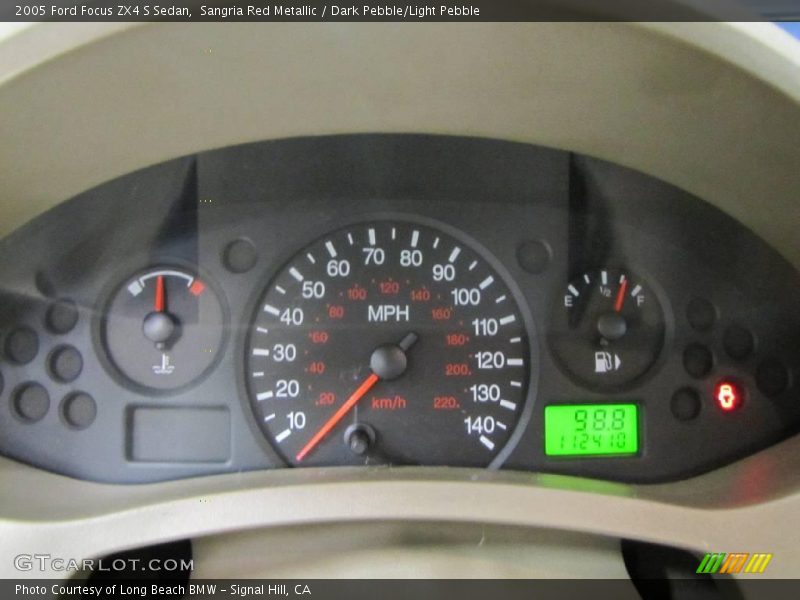 Sangria Red Metallic / Dark Pebble/Light Pebble 2005 Ford Focus ZX4 S Sedan