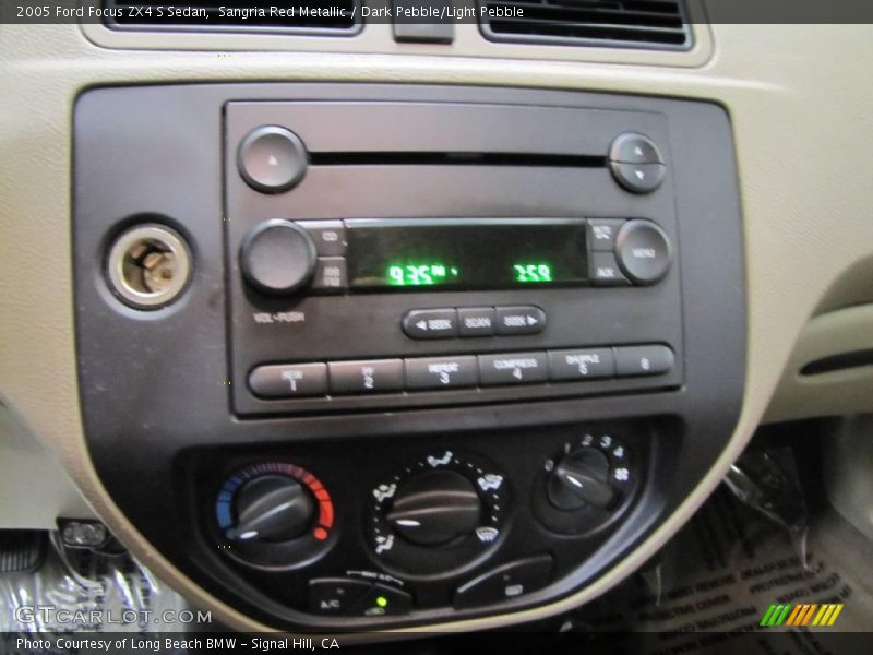 Sangria Red Metallic / Dark Pebble/Light Pebble 2005 Ford Focus ZX4 S Sedan