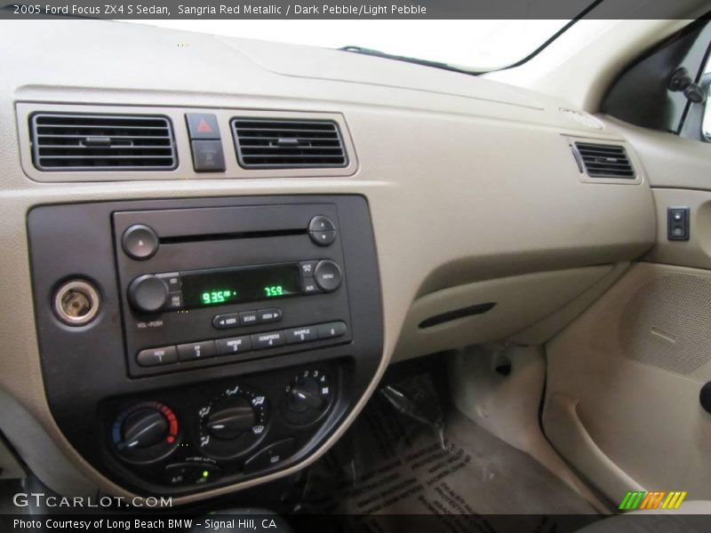 Sangria Red Metallic / Dark Pebble/Light Pebble 2005 Ford Focus ZX4 S Sedan