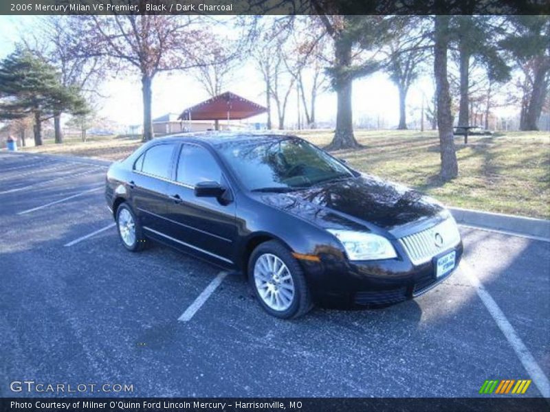 Black / Dark Charcoal 2006 Mercury Milan V6 Premier