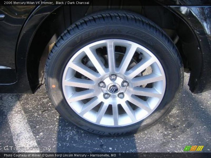 Black / Dark Charcoal 2006 Mercury Milan V6 Premier