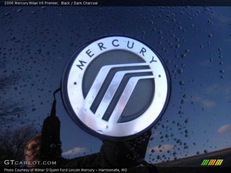 Black / Dark Charcoal 2006 Mercury Milan V6 Premier