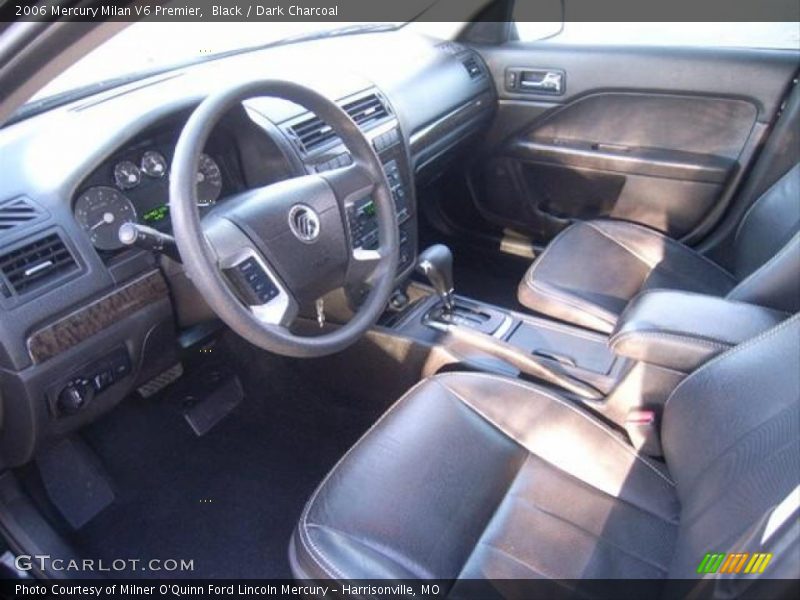 Black / Dark Charcoal 2006 Mercury Milan V6 Premier