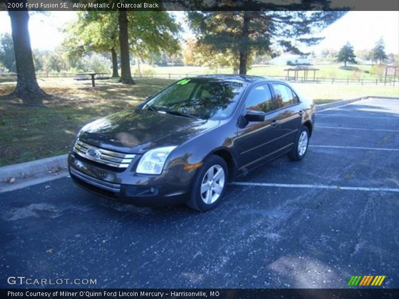 Alloy Metallic / Charcoal Black 2006 Ford Fusion SE