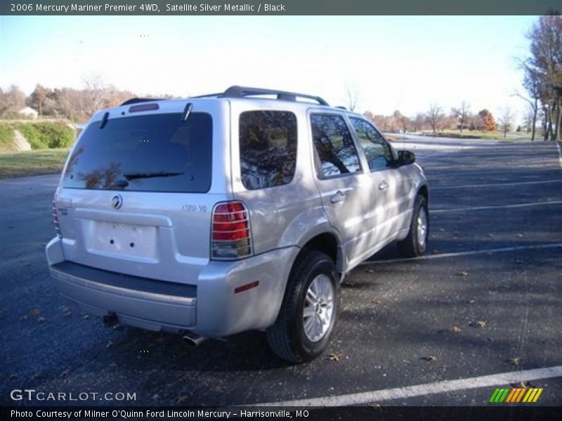 Satellite Silver Metallic / Black 2006 Mercury Mariner Premier 4WD