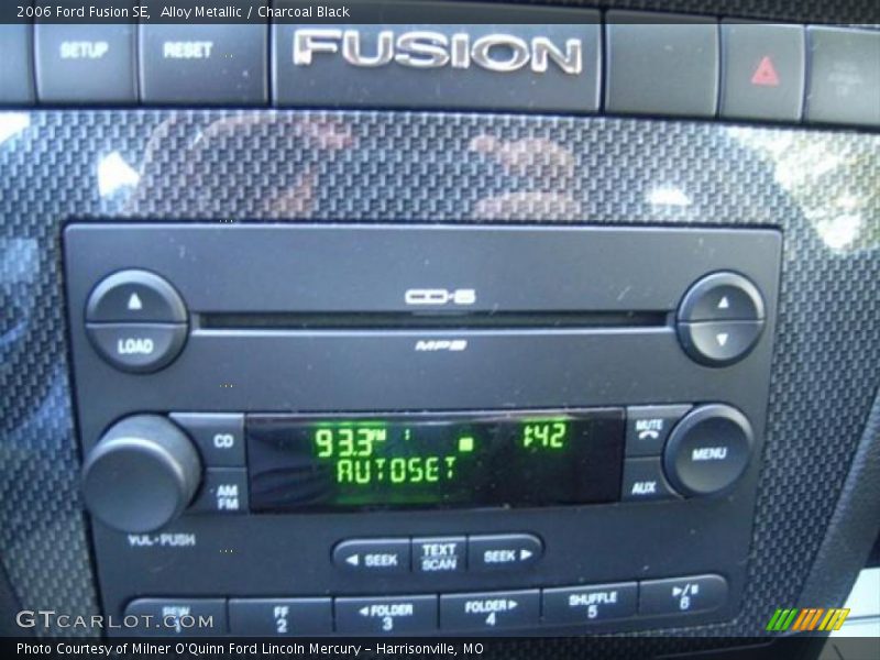 Alloy Metallic / Charcoal Black 2006 Ford Fusion SE