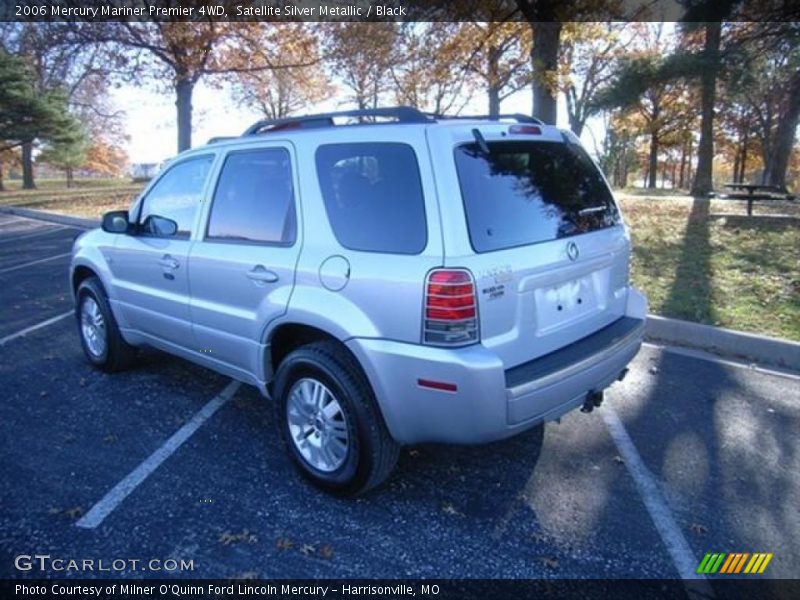 Satellite Silver Metallic / Black 2006 Mercury Mariner Premier 4WD