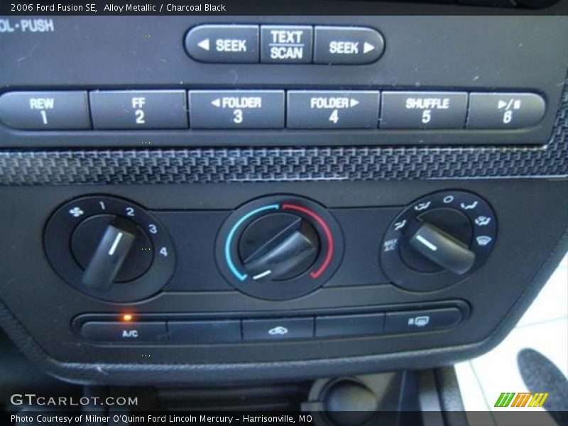 Alloy Metallic / Charcoal Black 2006 Ford Fusion SE