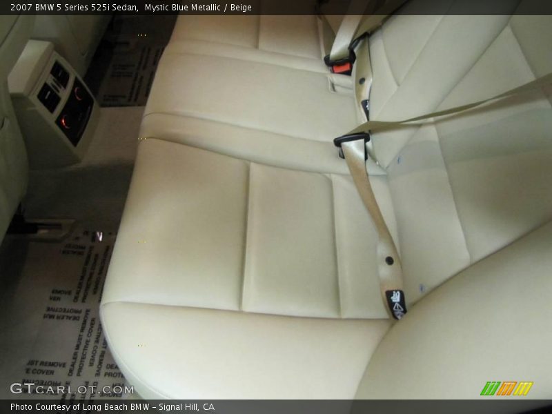 Mystic Blue Metallic / Beige 2007 BMW 5 Series 525i Sedan