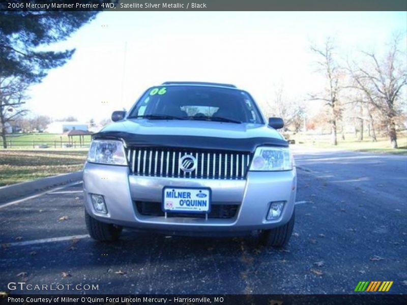Satellite Silver Metallic / Black 2006 Mercury Mariner Premier 4WD