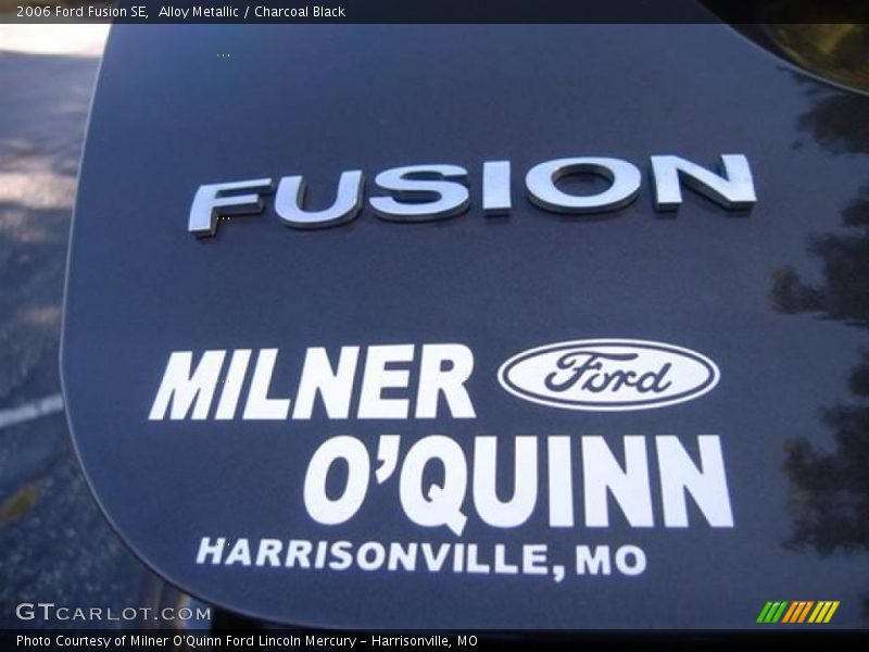 Alloy Metallic / Charcoal Black 2006 Ford Fusion SE