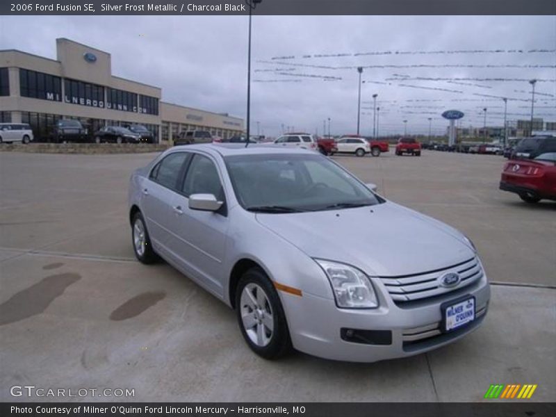 Silver Frost Metallic / Charcoal Black 2006 Ford Fusion SE