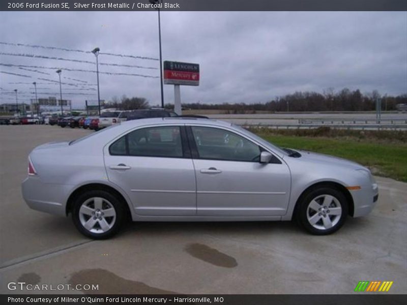 Silver Frost Metallic / Charcoal Black 2006 Ford Fusion SE