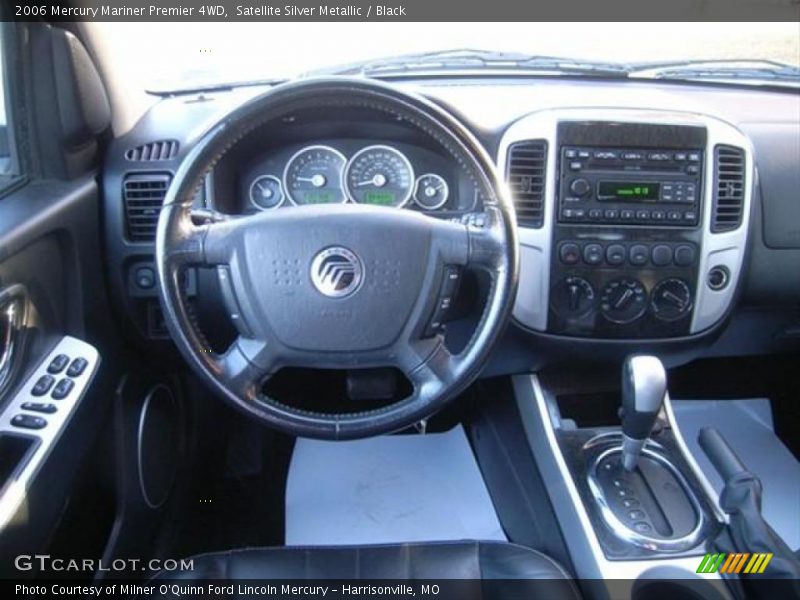 Satellite Silver Metallic / Black 2006 Mercury Mariner Premier 4WD