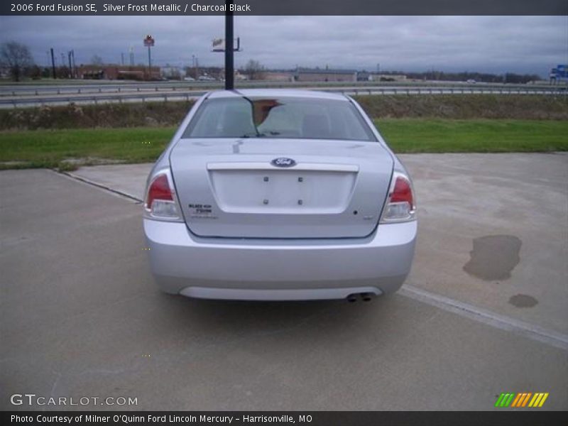 Silver Frost Metallic / Charcoal Black 2006 Ford Fusion SE