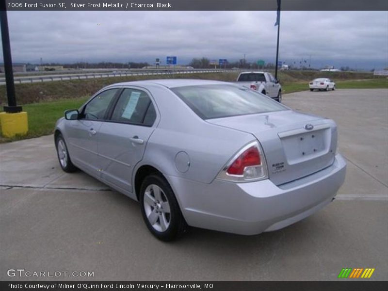 Silver Frost Metallic / Charcoal Black 2006 Ford Fusion SE