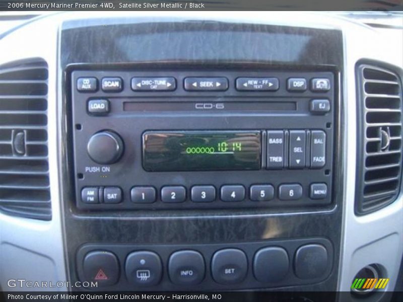 Satellite Silver Metallic / Black 2006 Mercury Mariner Premier 4WD