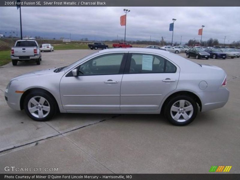 Silver Frost Metallic / Charcoal Black 2006 Ford Fusion SE