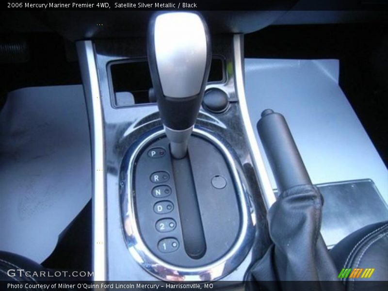 Satellite Silver Metallic / Black 2006 Mercury Mariner Premier 4WD