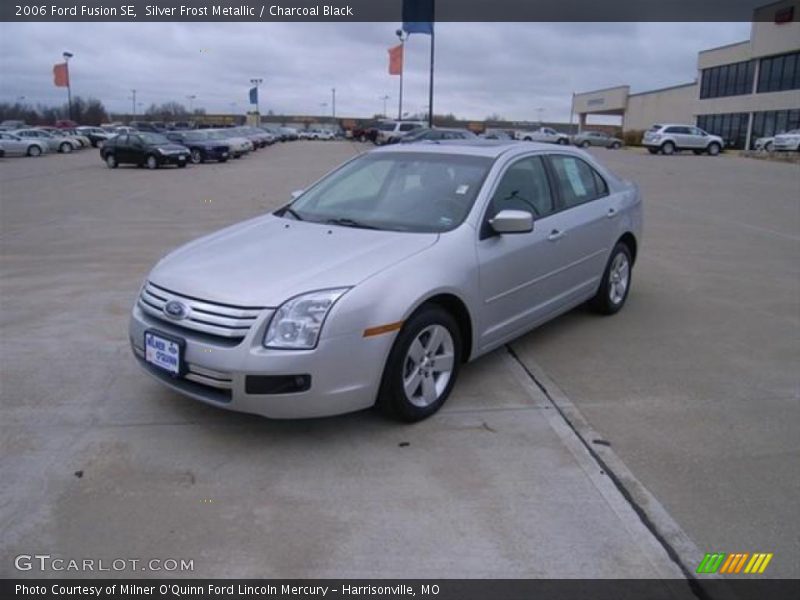 Silver Frost Metallic / Charcoal Black 2006 Ford Fusion SE