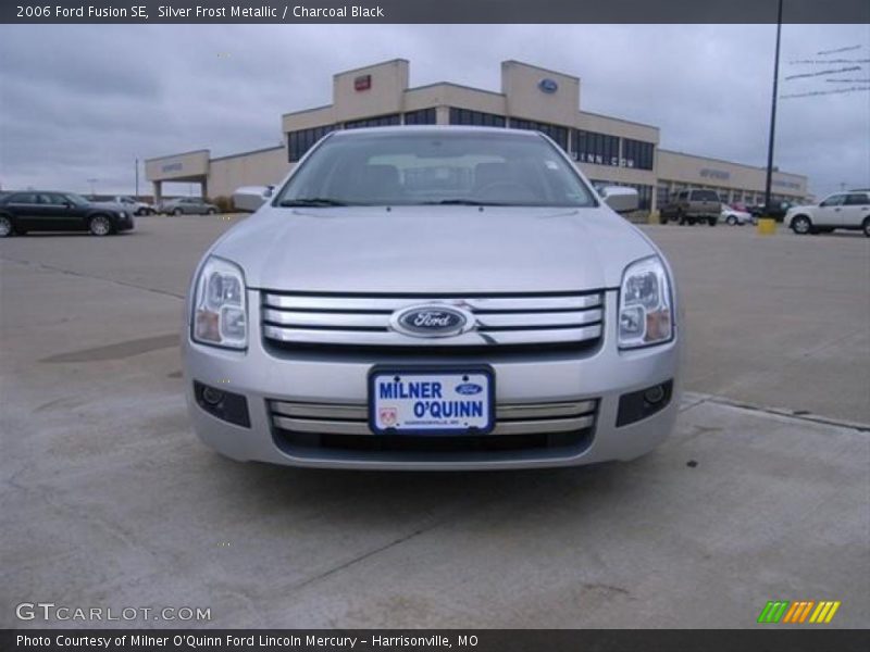 Silver Frost Metallic / Charcoal Black 2006 Ford Fusion SE