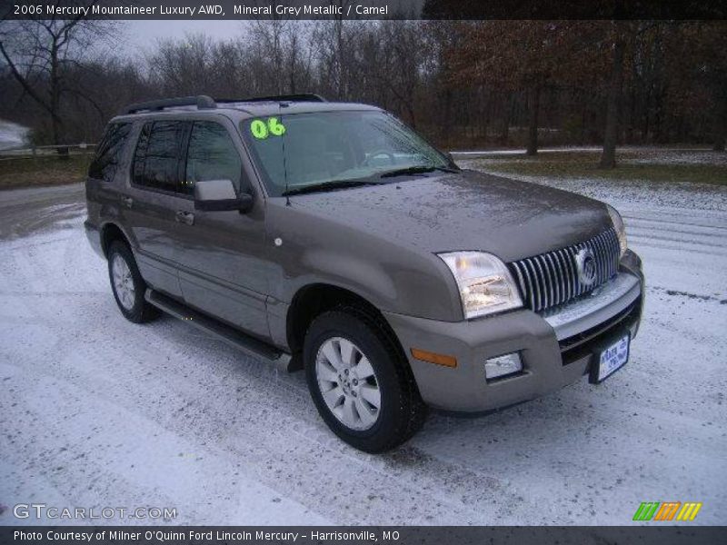 Mineral Grey Metallic / Camel 2006 Mercury Mountaineer Luxury AWD