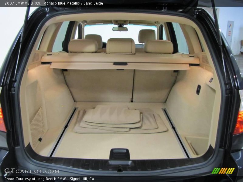 Monaco Blue Metallic / Sand Beige 2007 BMW X3 3.0si