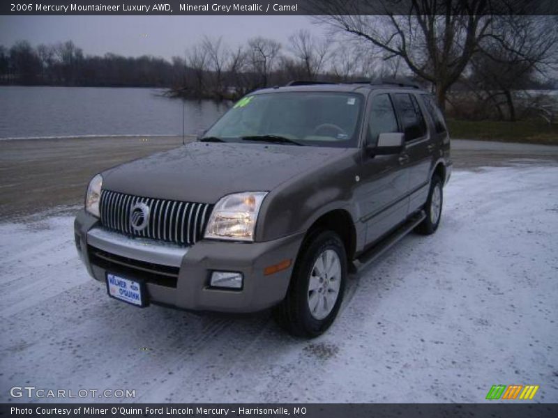 Mineral Grey Metallic / Camel 2006 Mercury Mountaineer Luxury AWD