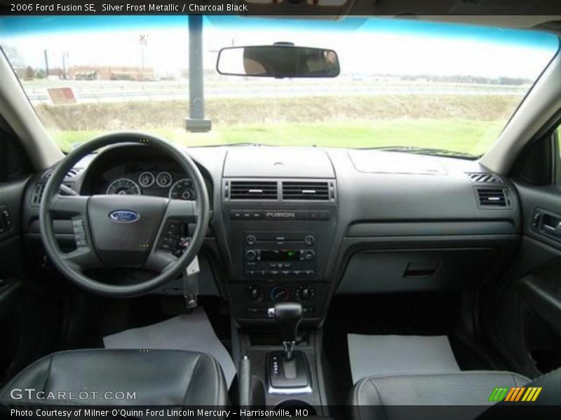 Silver Frost Metallic / Charcoal Black 2006 Ford Fusion SE