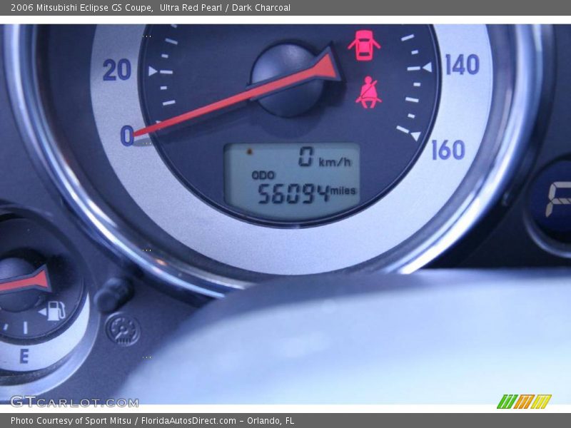 Ultra Red Pearl / Dark Charcoal 2006 Mitsubishi Eclipse GS Coupe