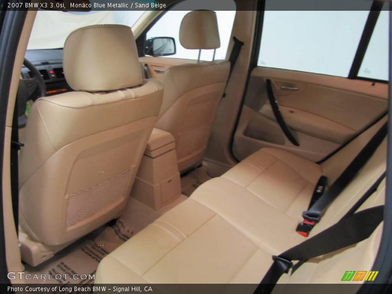 Monaco Blue Metallic / Sand Beige 2007 BMW X3 3.0si