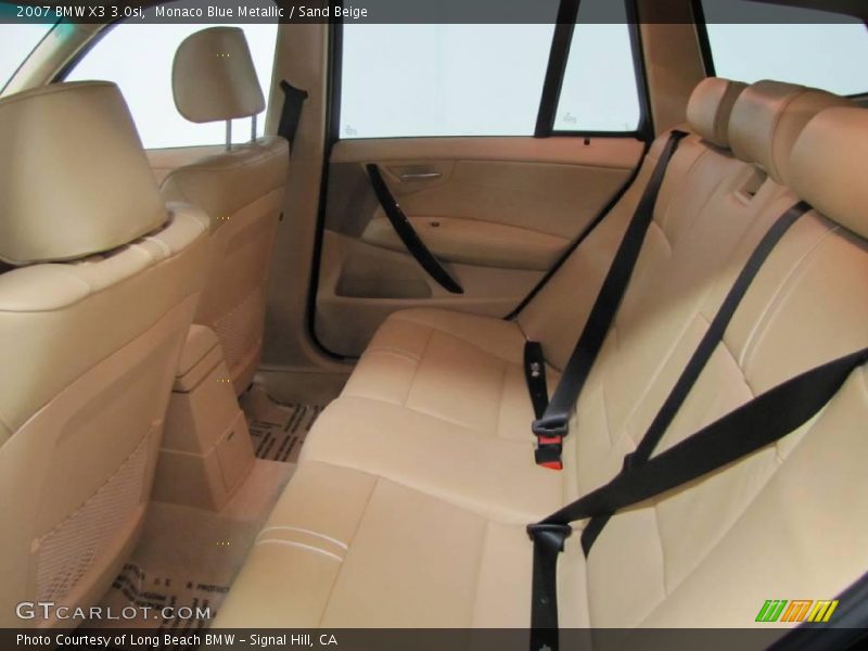 Monaco Blue Metallic / Sand Beige 2007 BMW X3 3.0si