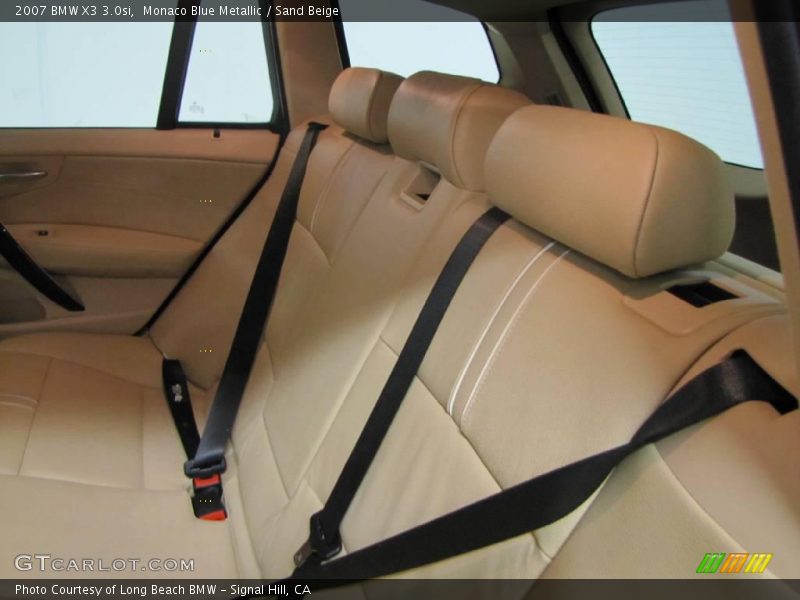 Monaco Blue Metallic / Sand Beige 2007 BMW X3 3.0si