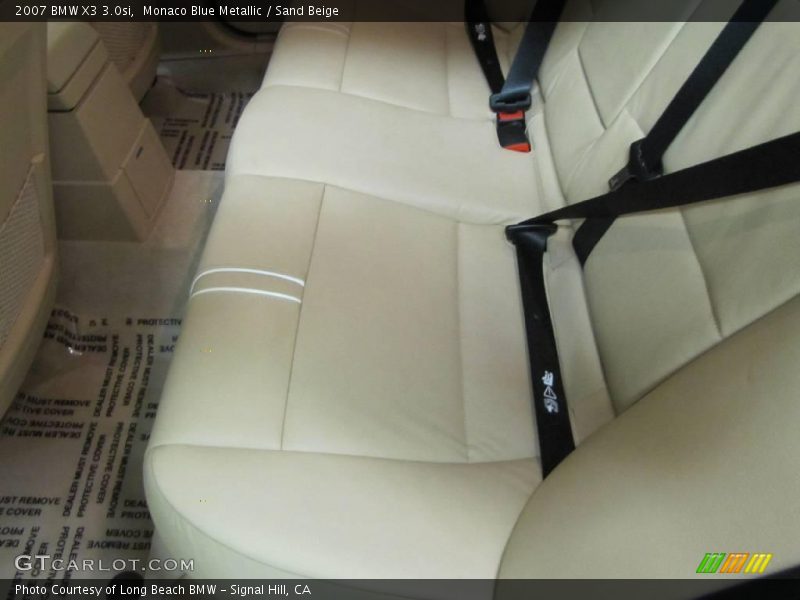 Monaco Blue Metallic / Sand Beige 2007 BMW X3 3.0si