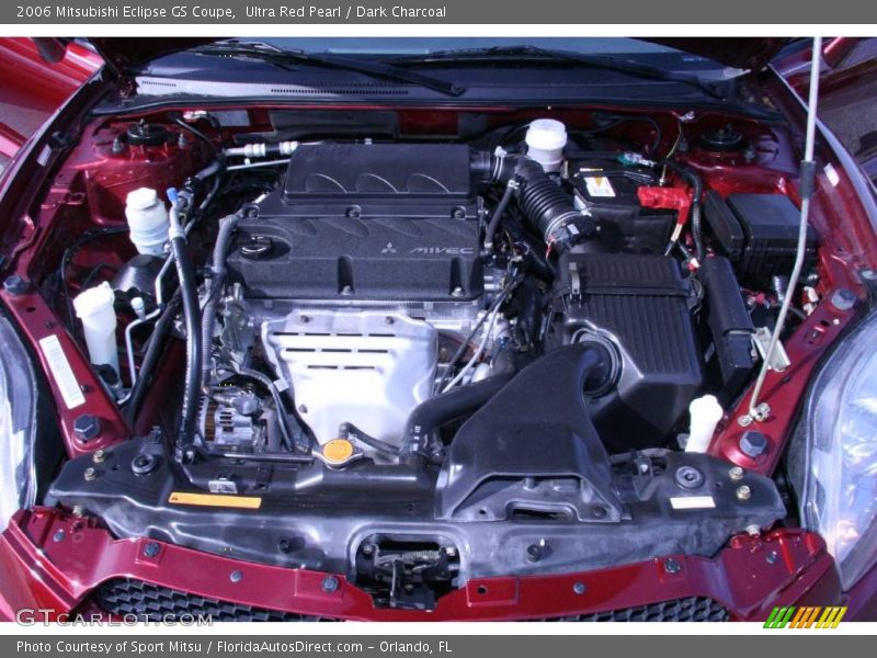 Ultra Red Pearl / Dark Charcoal 2006 Mitsubishi Eclipse GS Coupe