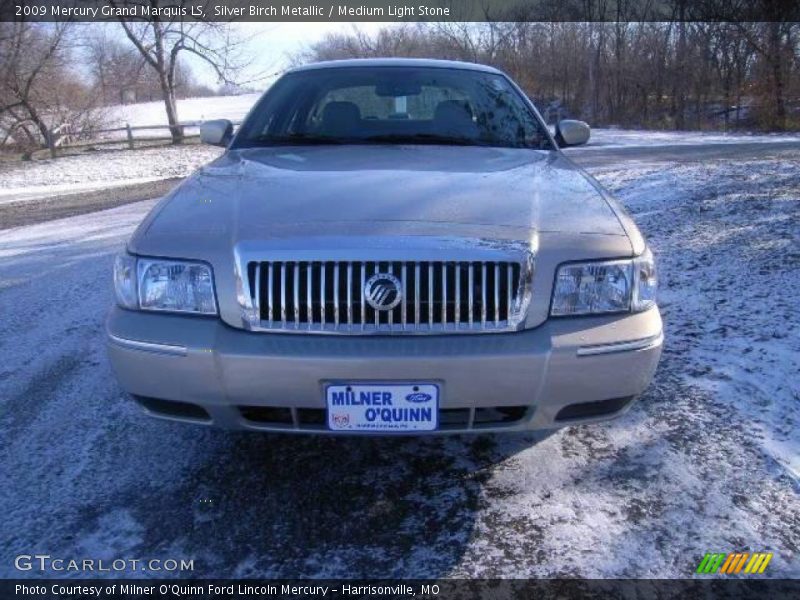 Silver Birch Metallic / Medium Light Stone 2009 Mercury Grand Marquis LS