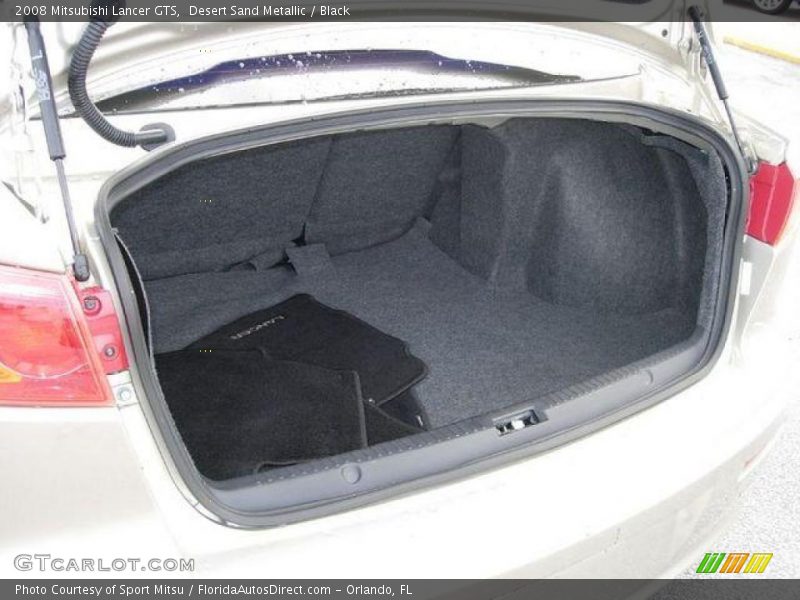 Desert Sand Metallic / Black 2008 Mitsubishi Lancer GTS