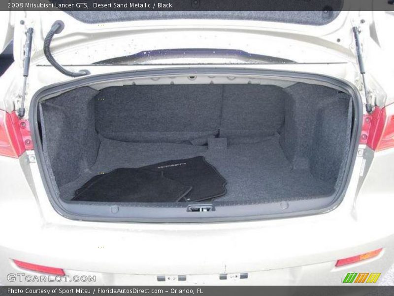 Desert Sand Metallic / Black 2008 Mitsubishi Lancer GTS