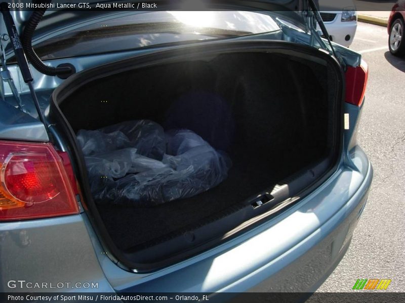 Aqua Metallic / Black 2008 Mitsubishi Lancer GTS
