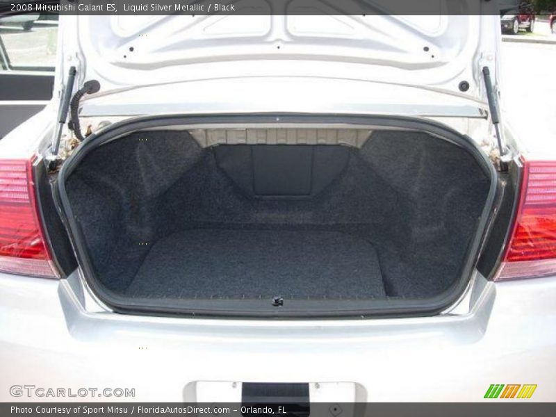 Liquid Silver Metallic / Black 2008 Mitsubishi Galant ES