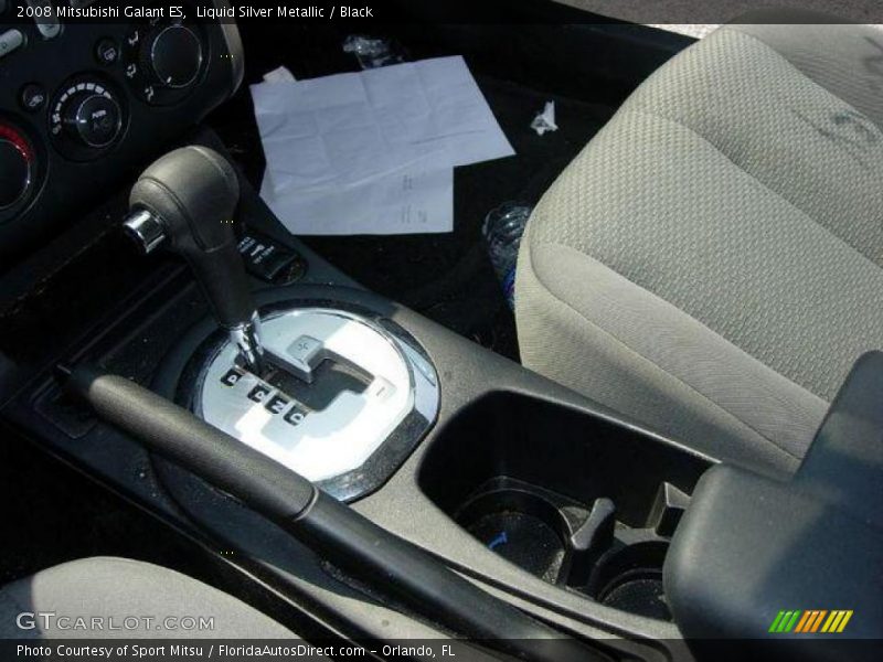 Liquid Silver Metallic / Black 2008 Mitsubishi Galant ES